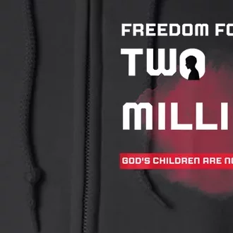 Gods Children Are Not For Sale: Embracing Sound Of Freedom Full Zip Hoodie