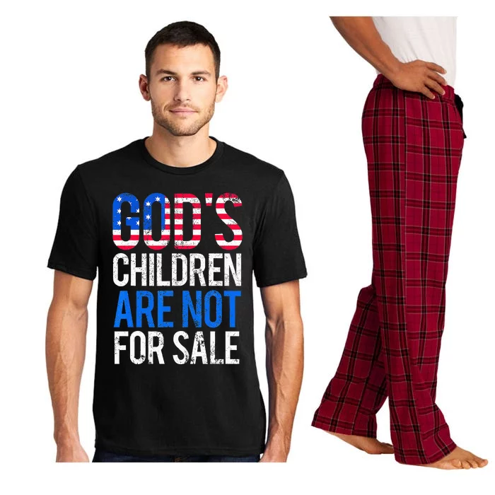 Gods Children Are Not For Sale Funny Political Pajama Set