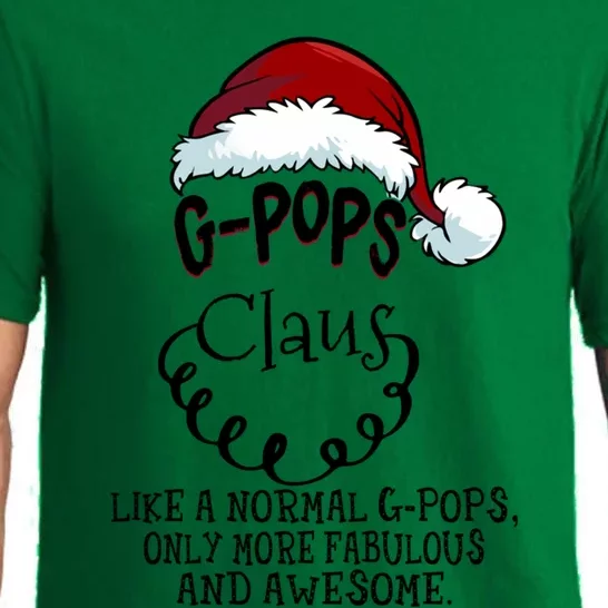 Gpops Claus Awesome Happy New Santa Claus Christmas Gift Pajama Set