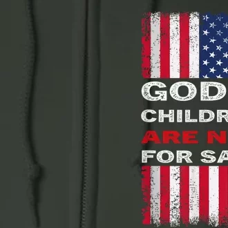 God's Children Are Not For Sale Full Zip Hoodie