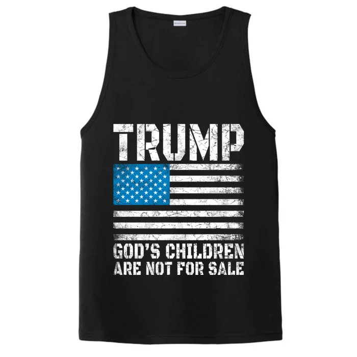 Gods Children Are Not For Sale Trump. Performance Tank