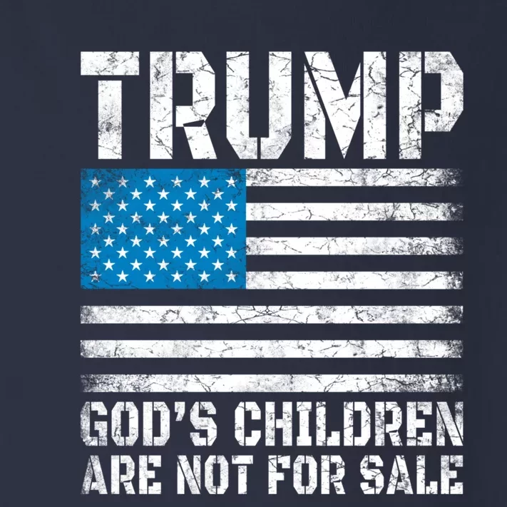 Gods Children Are Not For Sale Trump. Toddler Long Sleeve Shirt