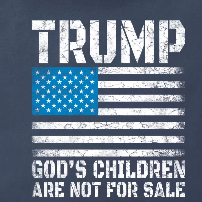 Gods Children Are Not For Sale Trump. Zip Tote Bag