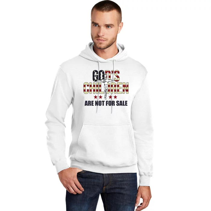 Gods Children Are Not For Sale Cross Usa Hoodie