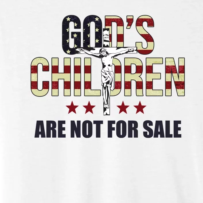 Gods Children Are Not For Sale Cross Usa ChromaSoft Performance T-Shirt