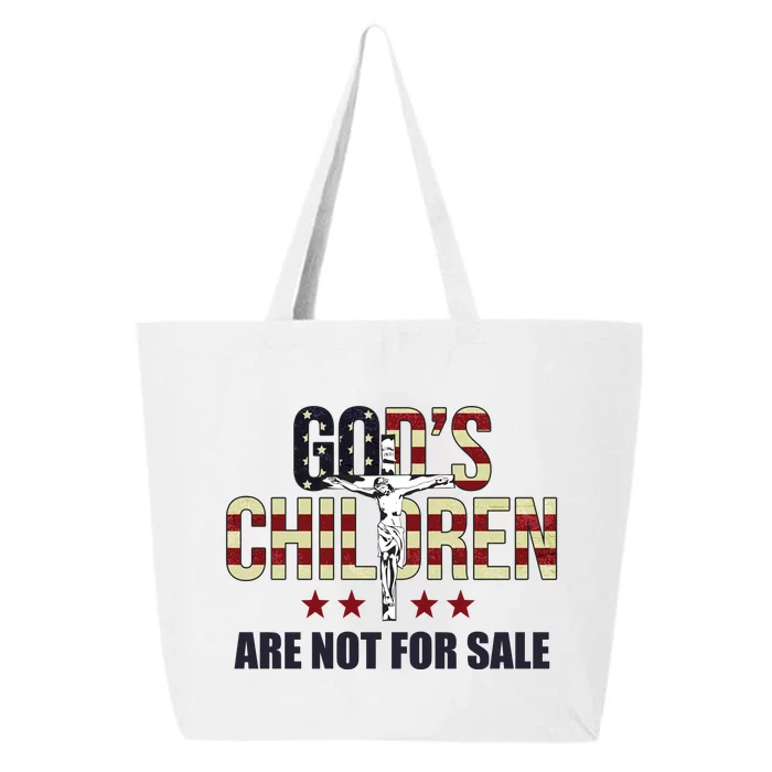 Gods Children Are Not For Sale Cross Usa 25L Jumbo Tote