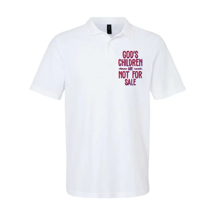 Gods Children Are Not For Sale Awareness Softstyle Adult Sport Polo