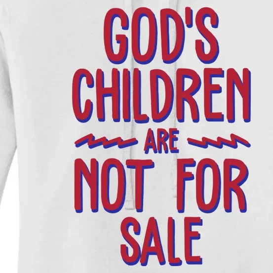 Gods Children Are Not For Sale Awareness Women's Pullover Hoodie