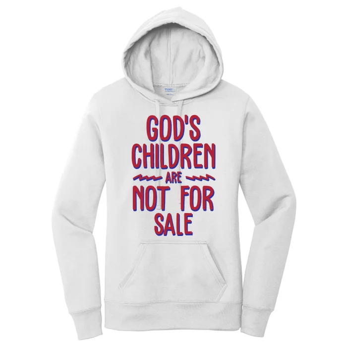 Gods Children Are Not For Sale Awareness Women's Pullover Hoodie