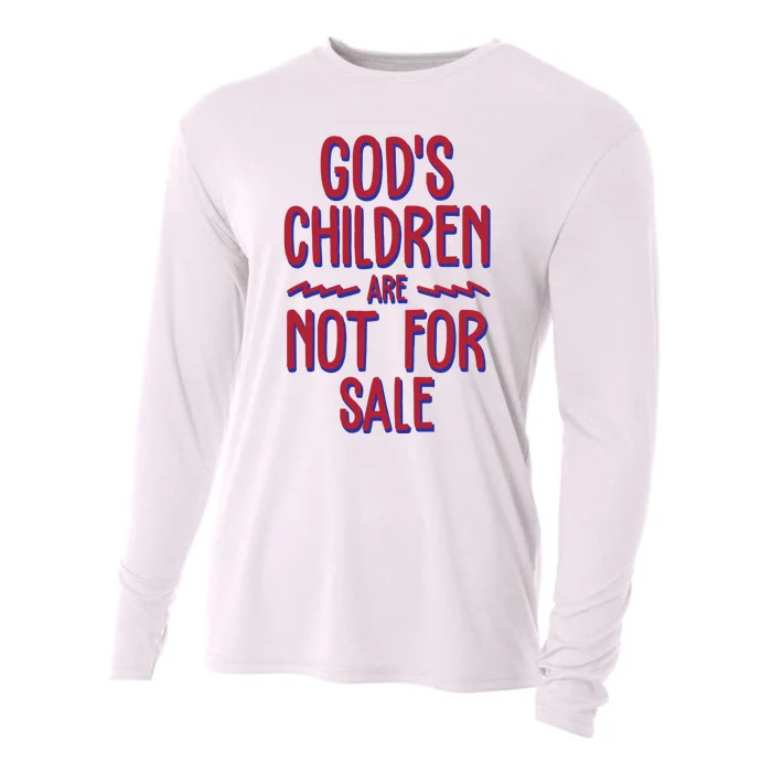 Gods Children Are Not For Sale Awareness Cooling Performance Long Sleeve Crew