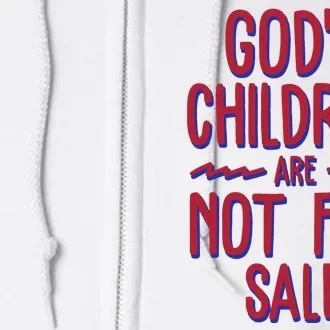 Gods Children Are Not For Sale Awareness Full Zip Hoodie