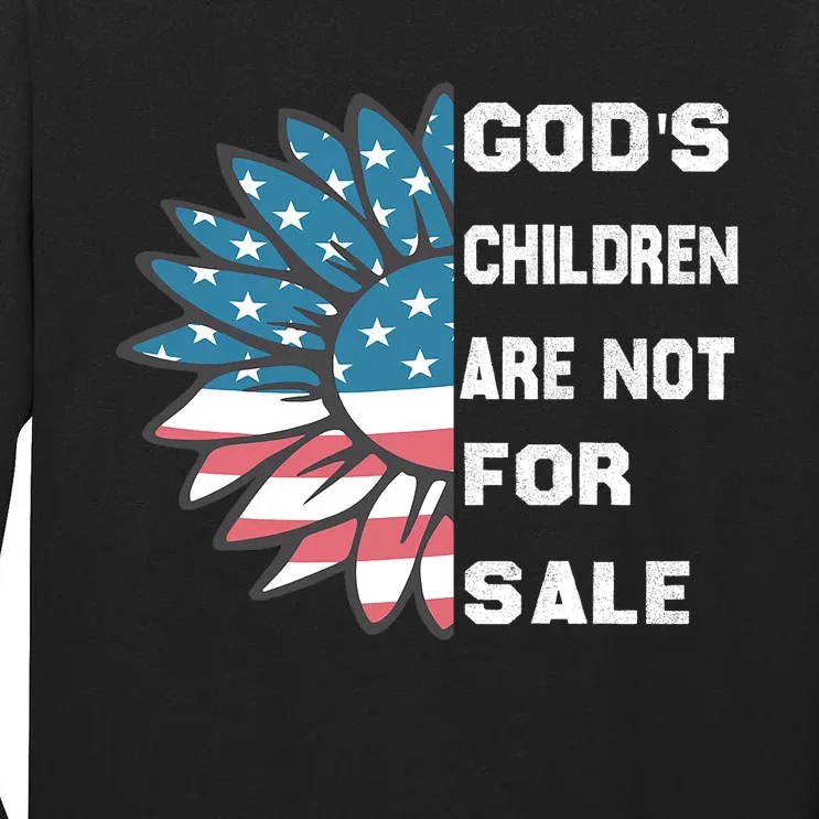 Gods Children Are Not For Sale Funny Quotes  Protect Our Children Tall Long Sleeve T-Shirt