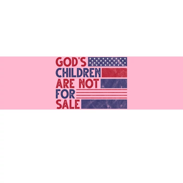 Gods Children Are Not For Sale USA Awareness Bumper Sticker