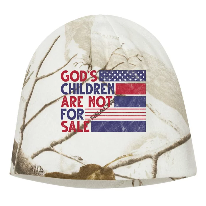 Gods Children Are Not For Sale USA Awareness Kati - Camo Knit Beanie