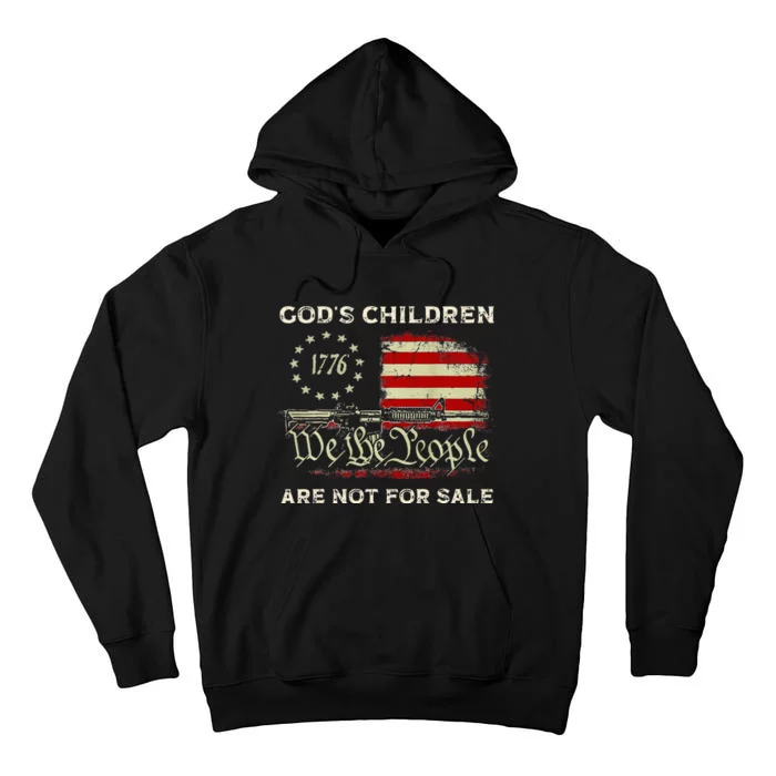 GodS Children Are Not For Sale Embracing Sound Of Freedom Tall Hoodie