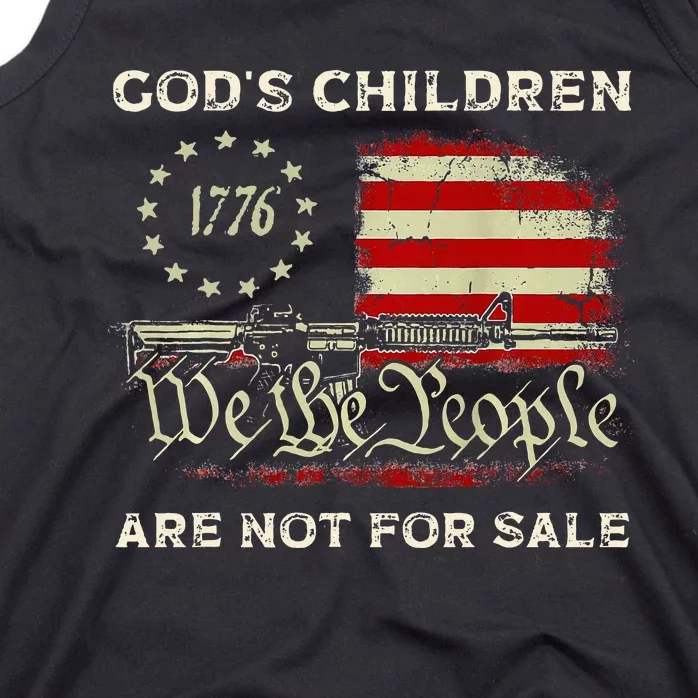 GodS Children Are Not For Sale Embracing Sound Of Freedom Tank Top