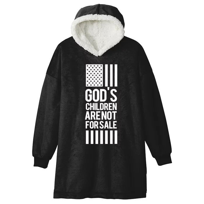 Gods Children Are Not For Sale End Human Trafficking Save The Children Hooded Wearable Blanket