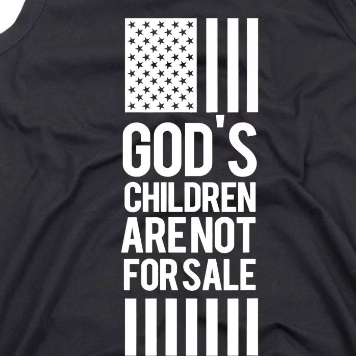 Gods Children Are Not For Sale End Human Trafficking Save The Children Tank Top