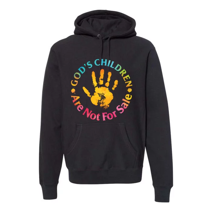 Gods Children Are Not For Sale Premium Hoodie