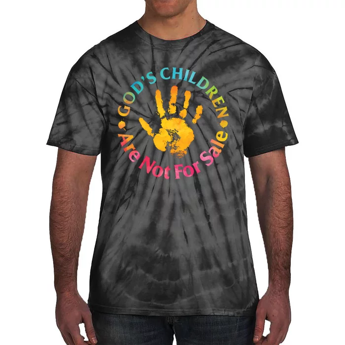 Gods Children Are Not For Sale Tie-Dye T-Shirt