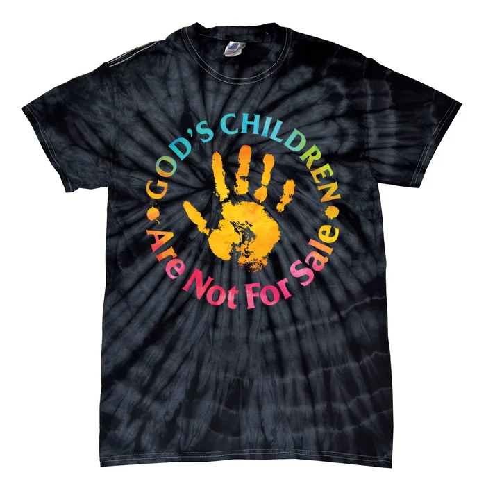 Gods Children Are Not For Sale Tie-Dye T-Shirt