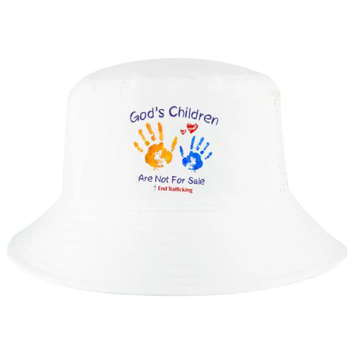 Gods Children Are Not For Sale Hand Prints Cool Comfort Performance Bucket Hat