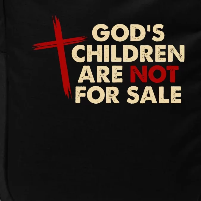 Gods Children Are Not For Sale Trafficking Awareness Impact Tech Backpack