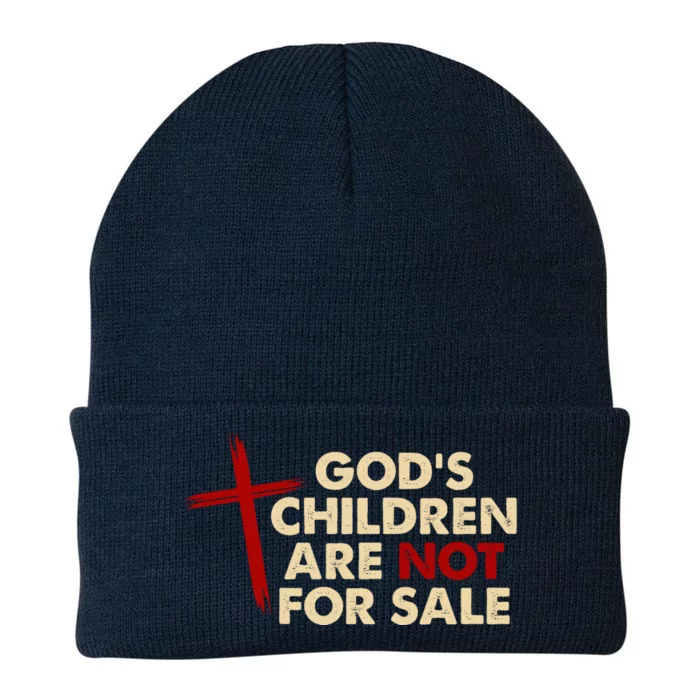 Gods Children Are Not For Sale Trafficking Awareness Knit Cap Winter Beanie