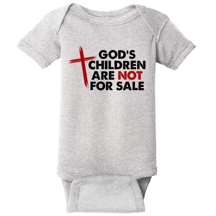 Gods Children Are Not For Sale Trafficking Awareness Baby Bodysuit