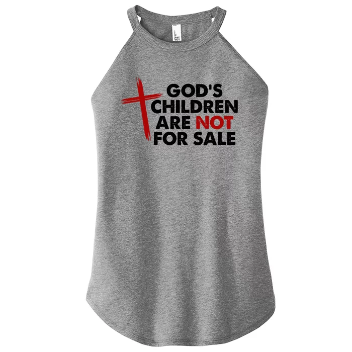 Gods Children Are Not For Sale Trafficking Awareness Women’s Perfect Tri Rocker Tank