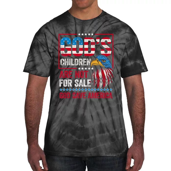 Gods Children Are Not For Sale Save America Tie-Dye T-Shirt