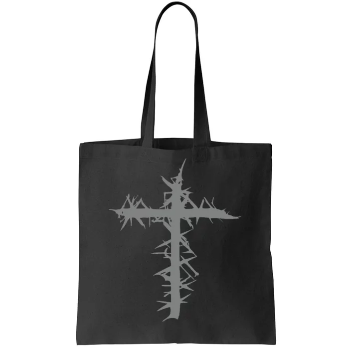 Grunge Cross Aesthetic Mall Goth Emo Gothic Tote Bag