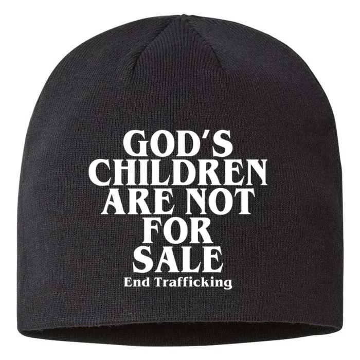 Gods Children Are Not For Sale End Trafficking 8 1/2in Sustainable Knit Beanie