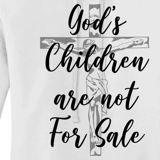 Gods Children Are Not For Sale Christ Awareness Women's Pullover Hoodie