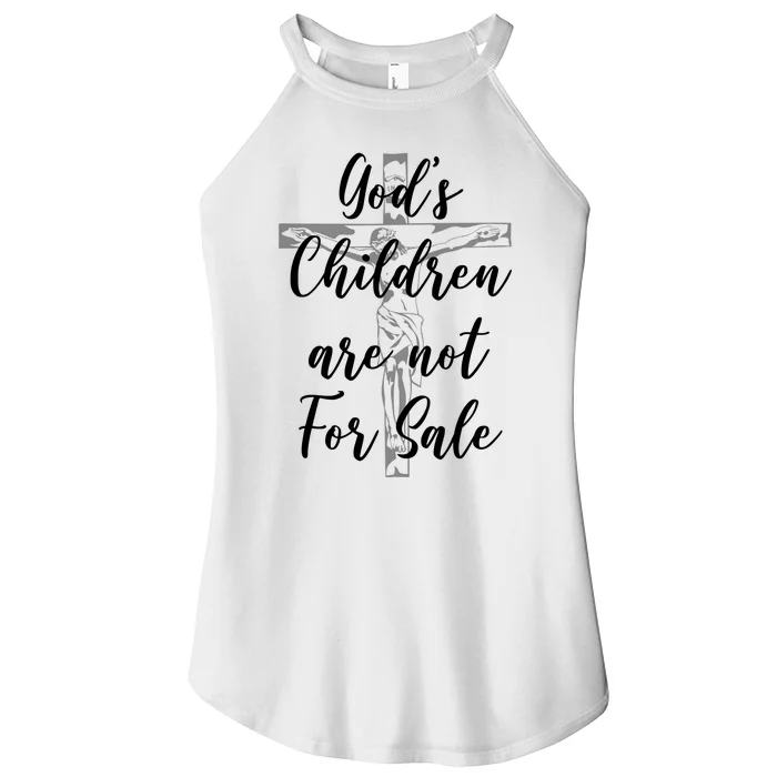 Gods Children Are Not For Sale Christ Awareness Women’s Perfect Tri Rocker Tank