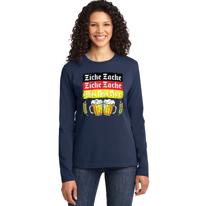 German Clothes American Oktoberfest Ladies Long Sleeve Shirt