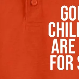 Gods Children Are Not For Sale Cross Dry Zone Grid Performance Polo