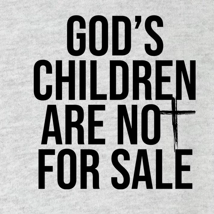 Gods Children Are Not For Sale Cross Toddler Long Sleeve Shirt