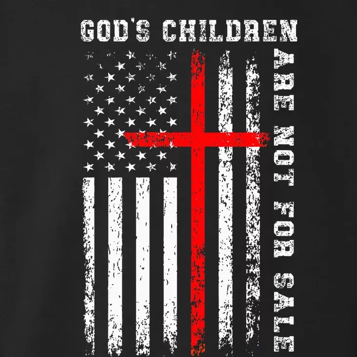 GodS Children Are Not For Sale Christian Usa Flag Toddler Hoodie