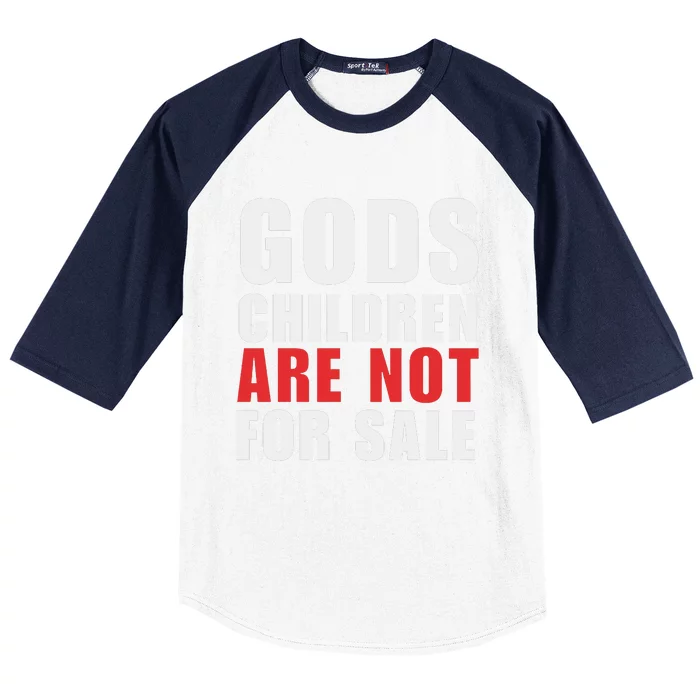 Gods Children Are Not For Sale End Human Trafficking Save Children Baseball Sleeve Shirt