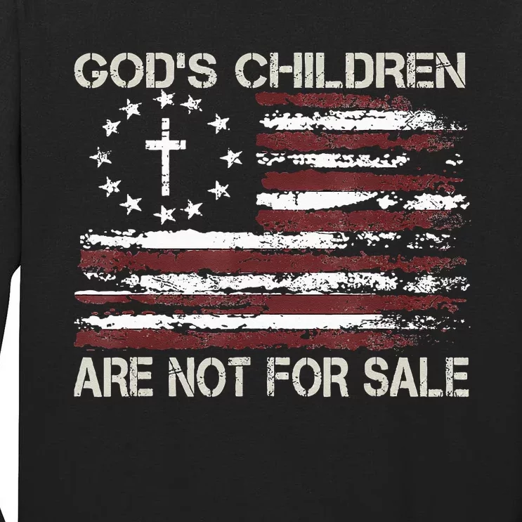 Gods Children Are Not For Sale Funny Quote Gods Children Tall Long Sleeve T-Shirt