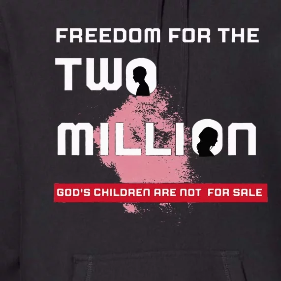 Gods Children Are Not For Sale Embracing Sound Of Freedom Premium Hoodie