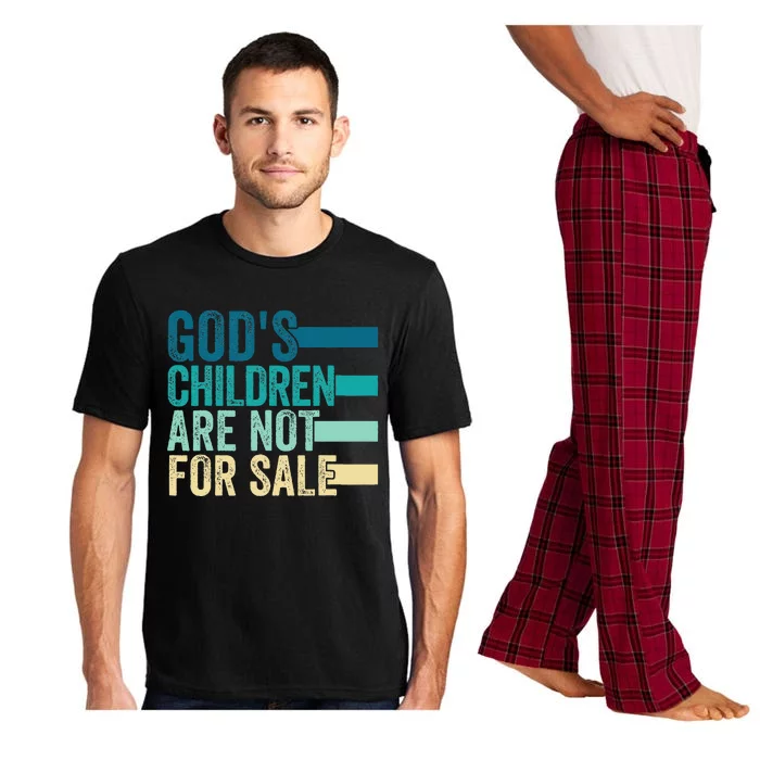 Gods Children Are Not For Sale Funny Quote Pajama Set