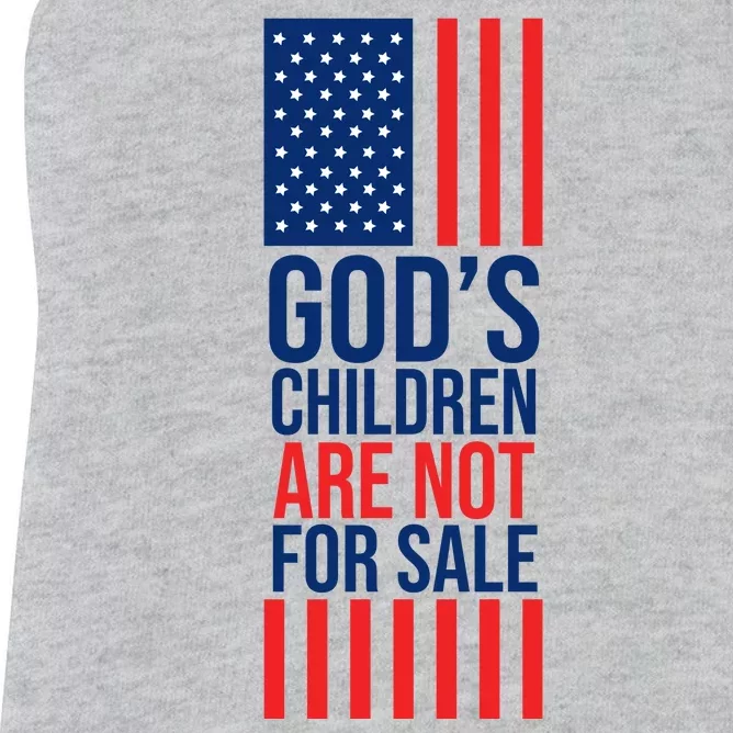 Gods Children Are Not For Sale USA Women's Racerback Tank