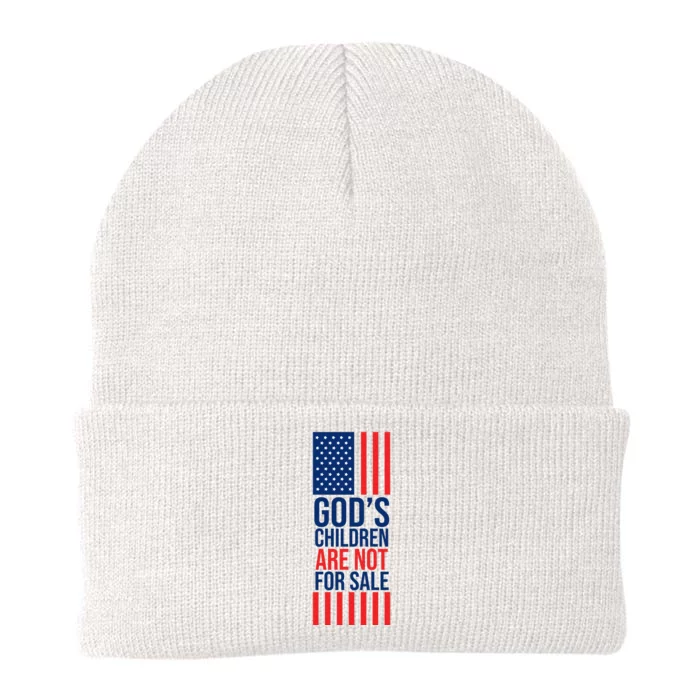 Gods Children Are Not For Sale USA Knit Cap Winter Beanie