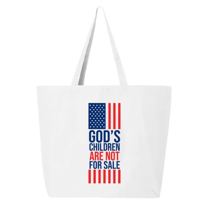 Gods Children Are Not For Sale USA 25L Jumbo Tote