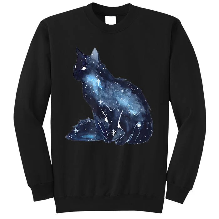 Galactic Cat Astronomy Kitten Stars Solar System Tall Sweatshirt