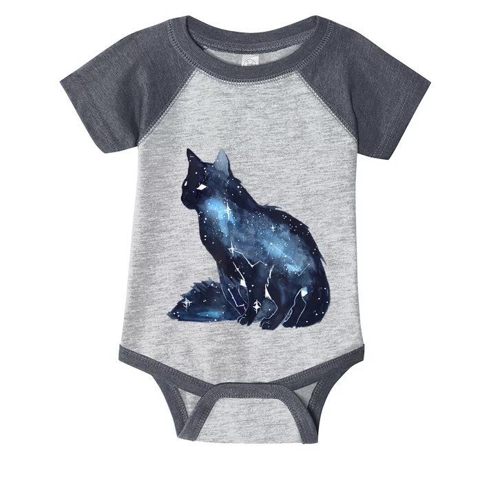 Galactic Cat Astronomy Kitten Stars Solar System Infant Baby Jersey Bodysuit