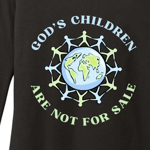 Gods Children Are Not For Sale Womens CVC Long Sleeve Shirt