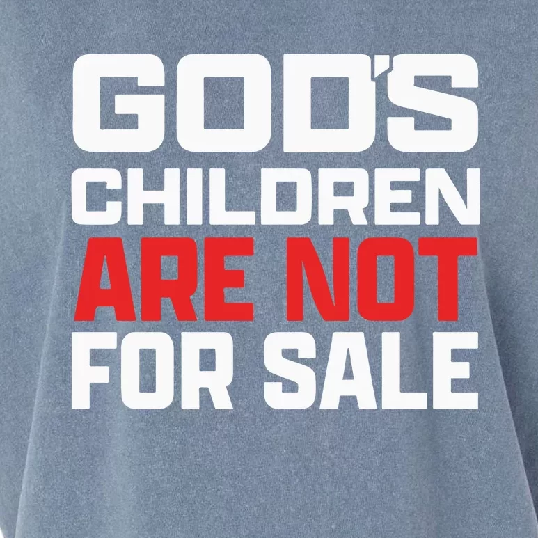 God’S Children Are Not For Sale Garment-Dyed Women's Muscle Tee